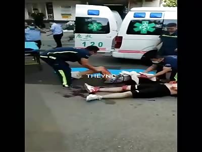 Psycho kills one young man, badly injures another.