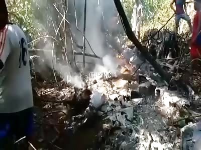 Crispy meat after a plane crash