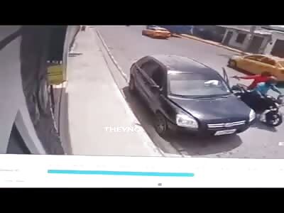 Shot to death in front of his family