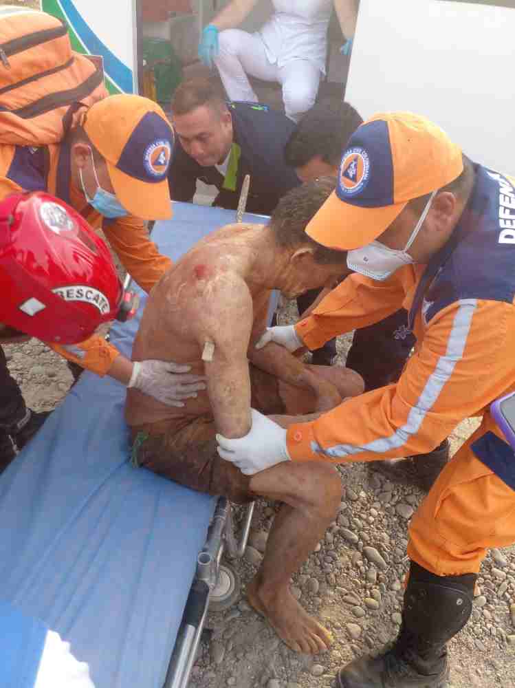 Worker turned into skewer