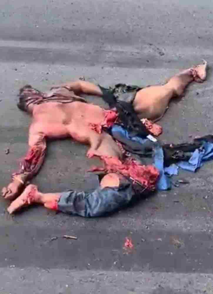 Man ended up being a piece of meat