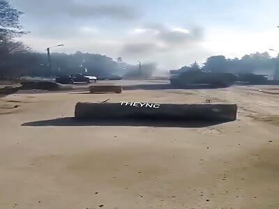 Aftermath of Ukrainian combat