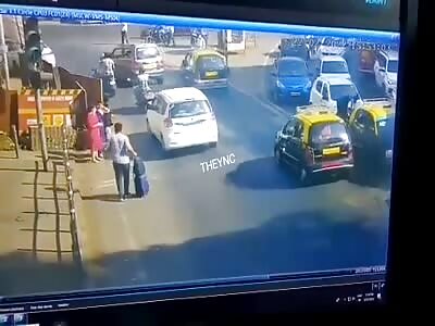 Die under the truck tires