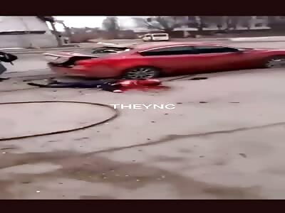 Innocent civilians killed by Russian bombing