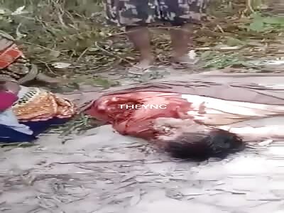 Man found with head out of place