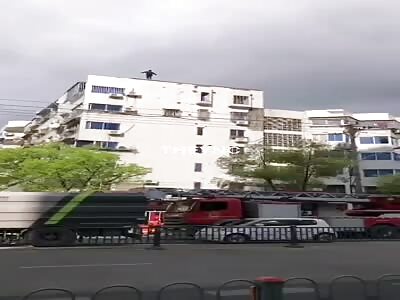 security guard jumped to his death