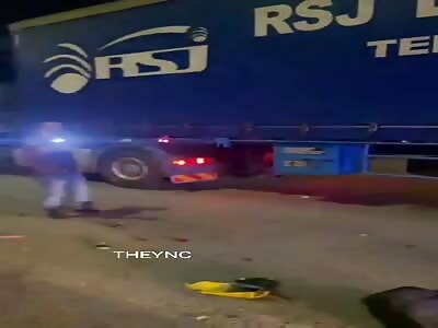 someone lost their foot