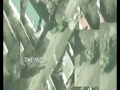 Destruction of enemy war tank