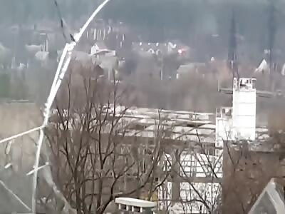 Spectacular destruction of the BMP-3 aggressor