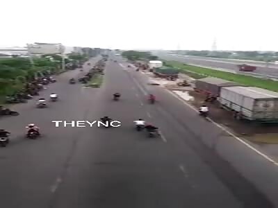 Man concussing after strong blow