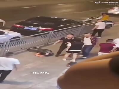 Brutal beating by gang members