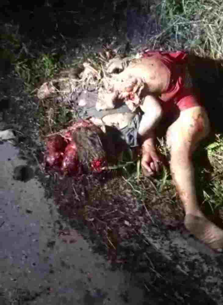 Man got a ball of meat