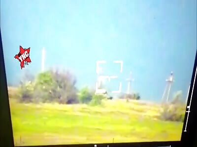 Ukrainian Stugna strike on a Russian TOS-1