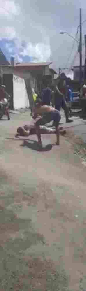 He killed an old woman and got what he deserved