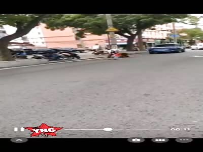 brutally beaten woman