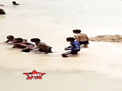 Rescue of drowned young man