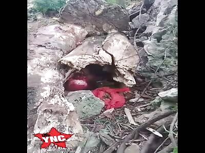 body of a woman with her hands tied in Manchester