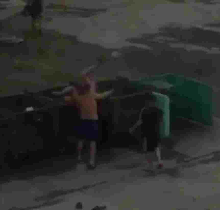 The trash in it's place