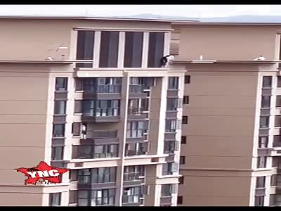 Big jump to his death