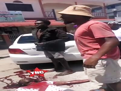 Killed with a cut throat