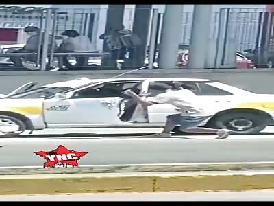 Taxi driver attacked with a machete