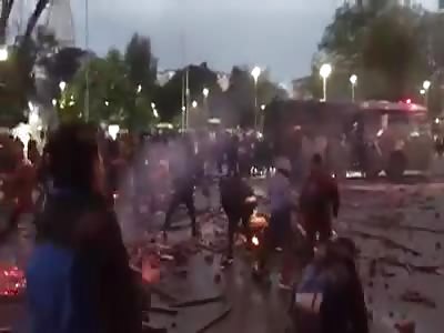 violent protests against the Chilean government