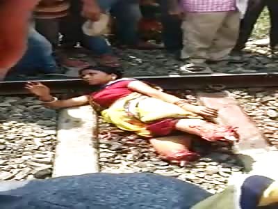 Girl Amputated By Train.