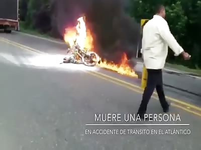 Motorcyclist killed in traffic accident