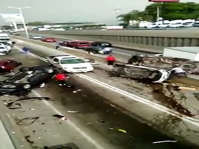 Accident in Guadalajara Jalisco mexico