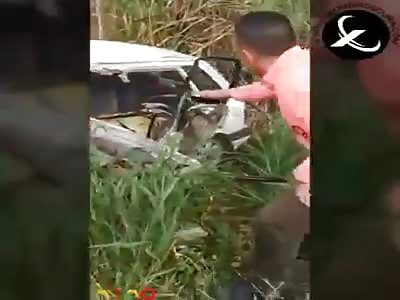 Accident between cargo truck and compact car leaves one person dead and one seriously injured