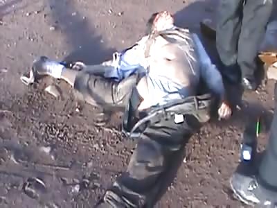 person is run over and dies!