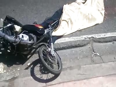 motorcycle rider dies in heavy accident