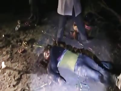 young man crushed by a tree