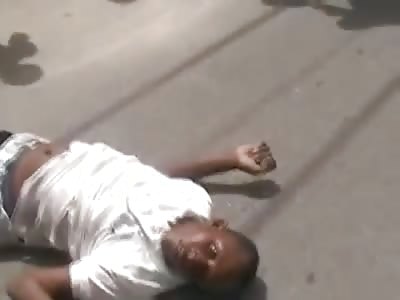 Police shoot at thief