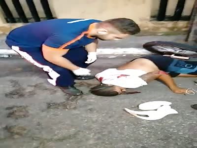 accident Man travels at full speed on his motorcycle, but is hit by death