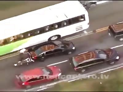 Persecution and shooting in Brazil