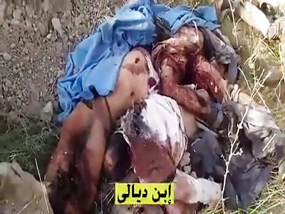 the dead bodies of the victims in Syria