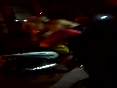 young man shot to death on his motorcycle (Anoter angle)