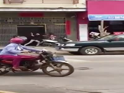 The subject savagely hits the woman and she just wants to go with him