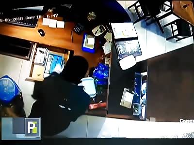 they throw boiling water to a thief as punishment