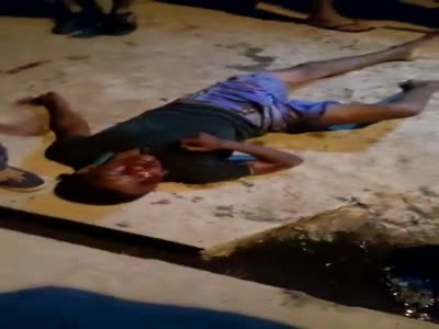 2 thieves get a beatdown from the population 