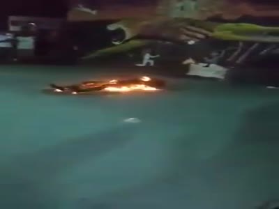 Thief burnt alive after attempting to rob a motorcycle