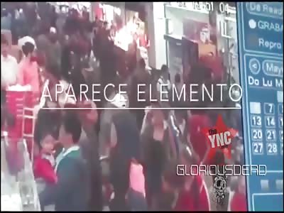 Female Cop is executed at a marketplace