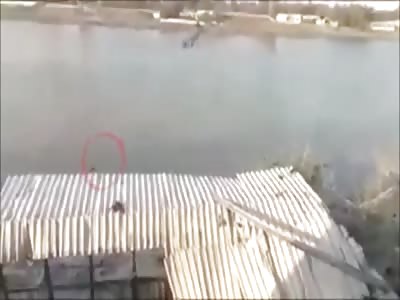 DAESH Member is Executed While Tries to Scape Swimming