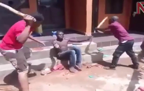 Another black caught stealing