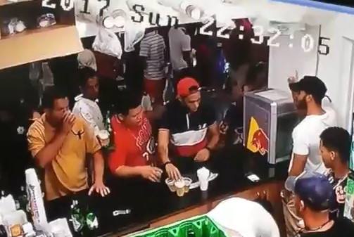 The armed man enters the public bar and gunned his rival 