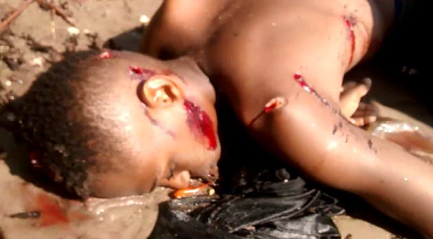 Teenager found on the banks of a dead river by Multiples shots