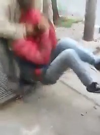 Robber captured stealing beaten by locals