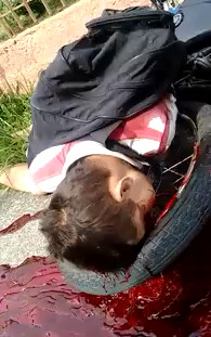 Last Agonizing Moments of teenager Shot by thief in robbery