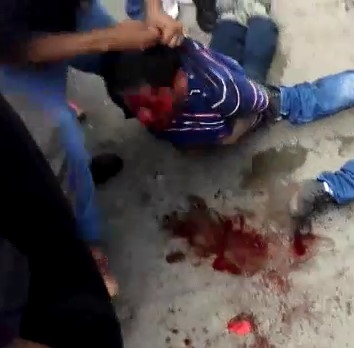 Two Thieves brutally beaten by angry People